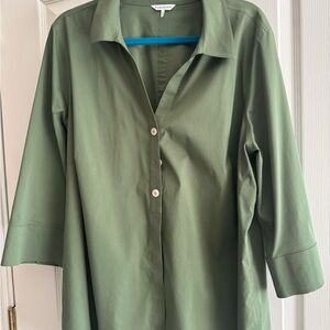 Foxcroft Green Blouse